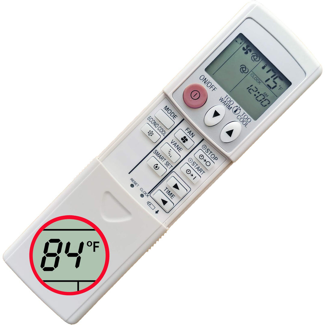 Replacement Mitsubishi Electric Mr Slim Air Conditioner Remote Control MSZ-A09NA MSZ-A12NA MSZ-A15NA MSZ-A17NA MSZ-A09NA-1 MSZ-A12NA-1 MSZ-A15NA-1 MSZ-A17NA-1