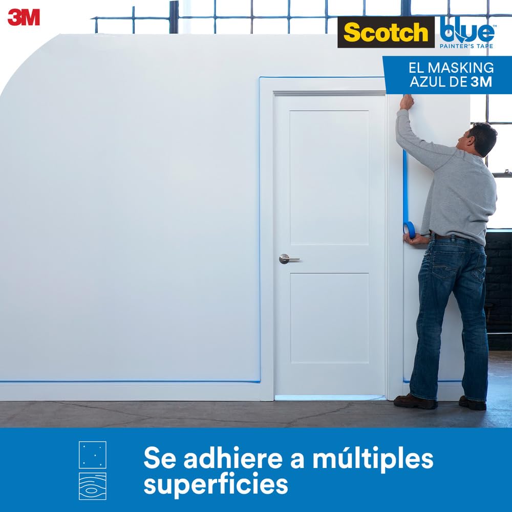 Painter&#39;s Tape Original Multi-Surface Painter&#39;s Tape, 1.88 In. x 60 Yds, Blue, Paint Tape Protects Surfaces &amp; Removes Easily, Painting Tape for Indoor and Outdoor Use (2090-48NC)