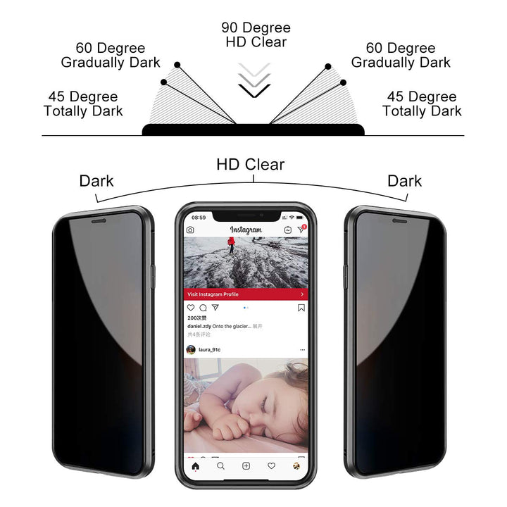 ESTPEAK iPhone 13 Pro Max Case, Magnetic with Anti-Peep