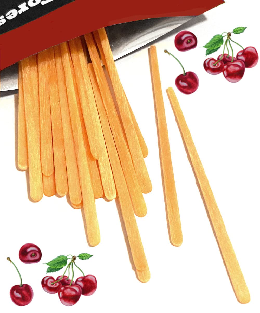 Wild Cherry Toothpicks (Flat Shape) 100ct