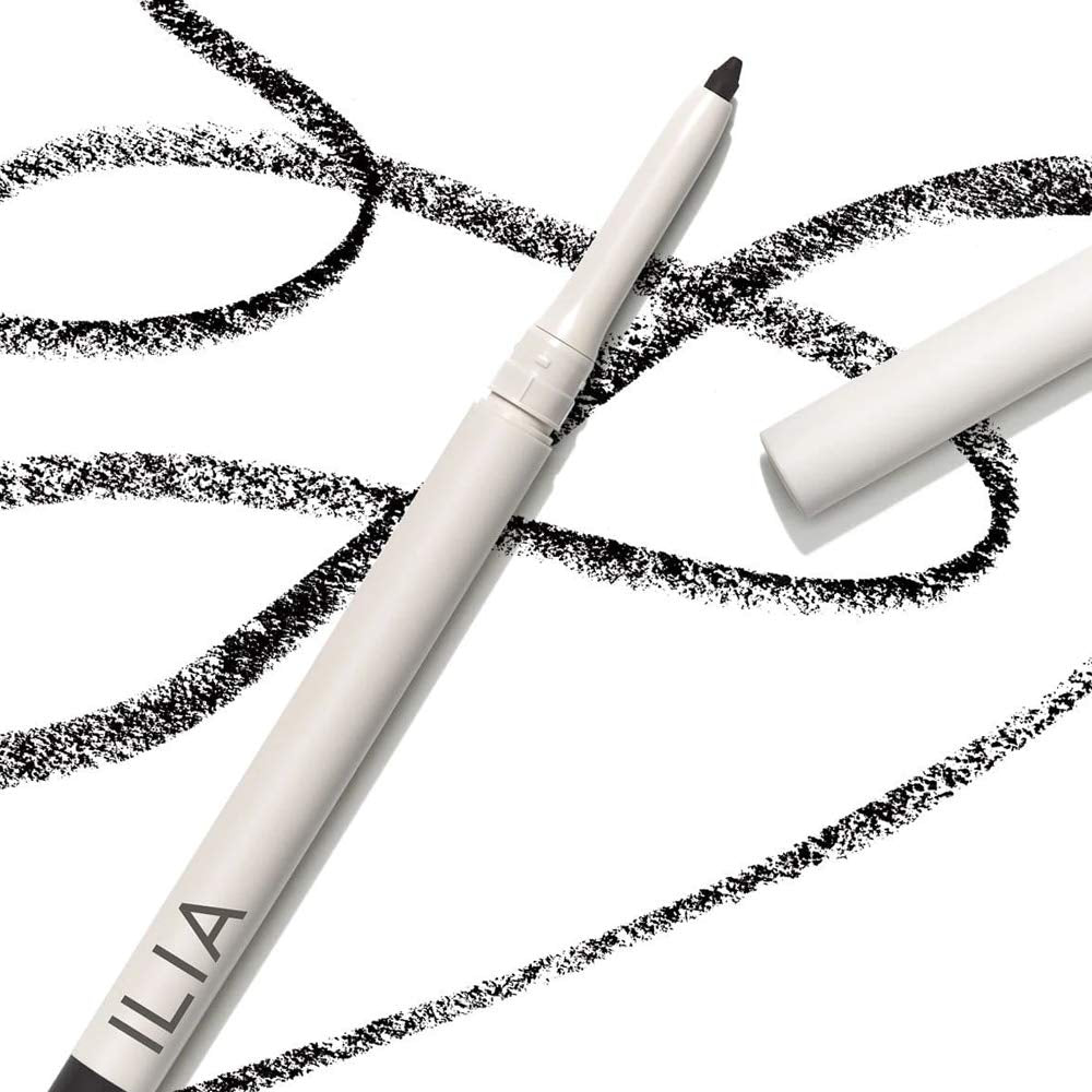 ILIA - Clean Line Gel Liner | Non-Toxic, Vegan, Cruelty-Free, Highly Pigmented + Water Resistant with Attached Sharpener (Twilight | Black, 0.01 oz | 0.4 g)