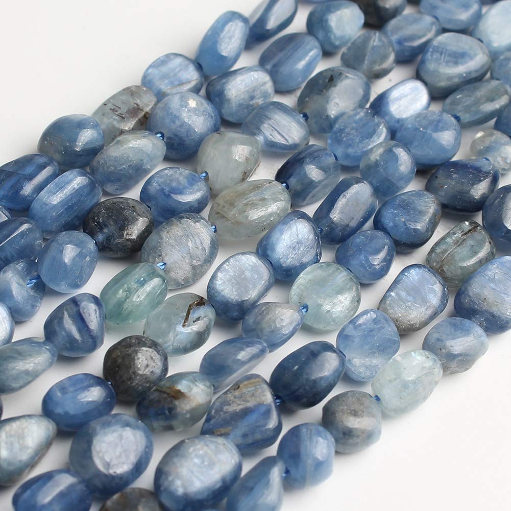 Love Beads Natural Stone Irregular Blue Kyanite Stone Beads 4-7mm Beads for Jewelry Making DIY Beads Bracelets 15inches