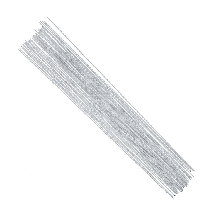 DECORA 18 Gauge White Floral Stem Wire 16 inch,50/Packa
