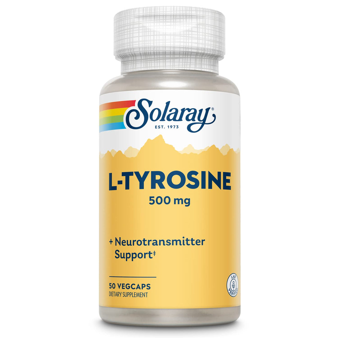 L-Tyrosine Veg Cap (Btl-Plastic) 500mg | 50ct