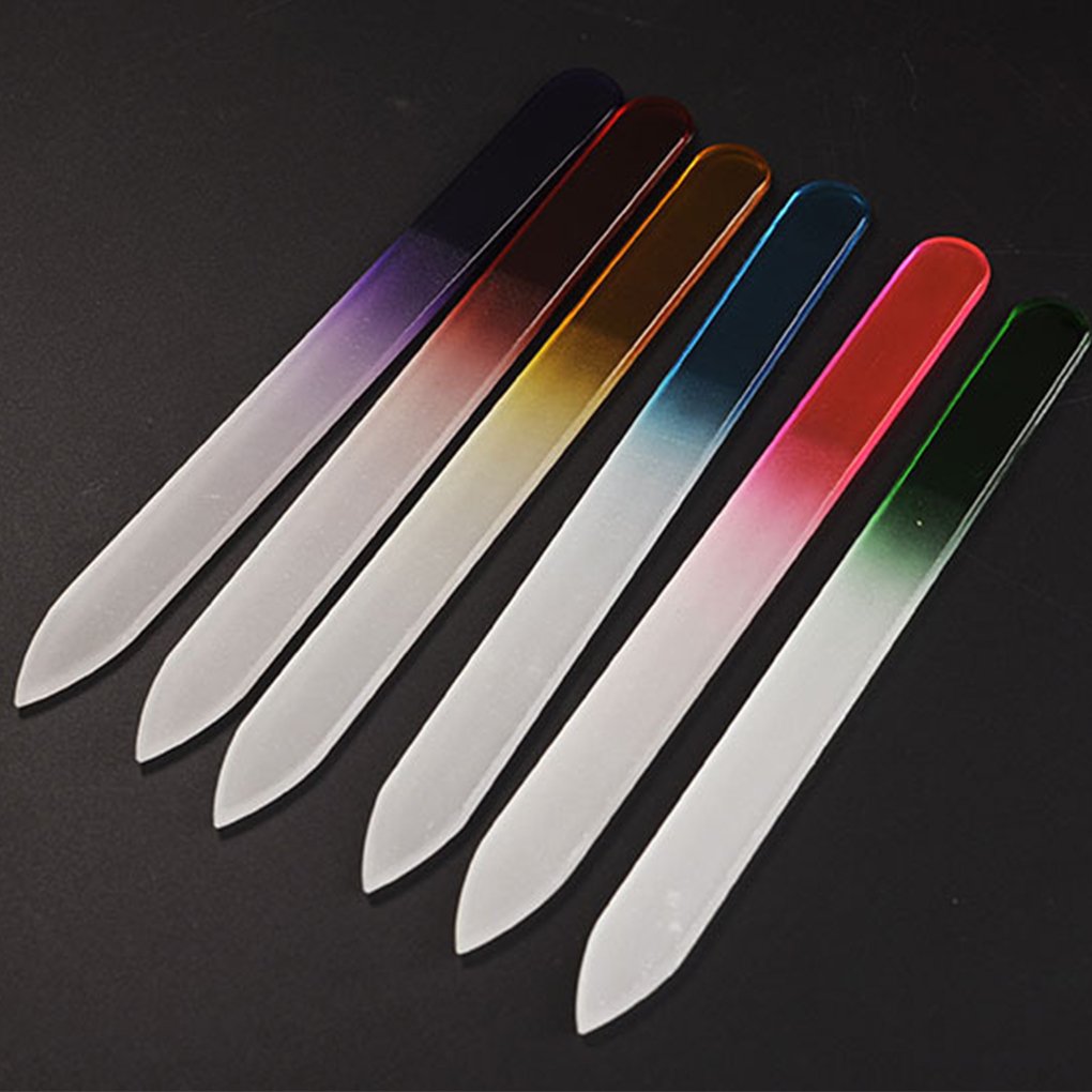Harmily Beauty 6pcs/set Nail File Crystal Polishing Fil