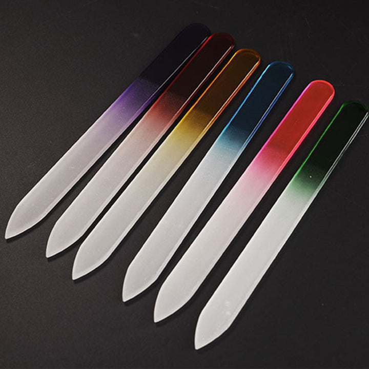 Harmily Beauty 6pcs/set Nail File Crystal Polishing Fil
