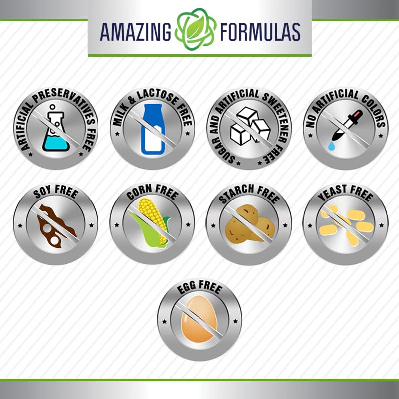 Amazing Formulas Bromelain 500 Mg 120 Tablets Supplemen