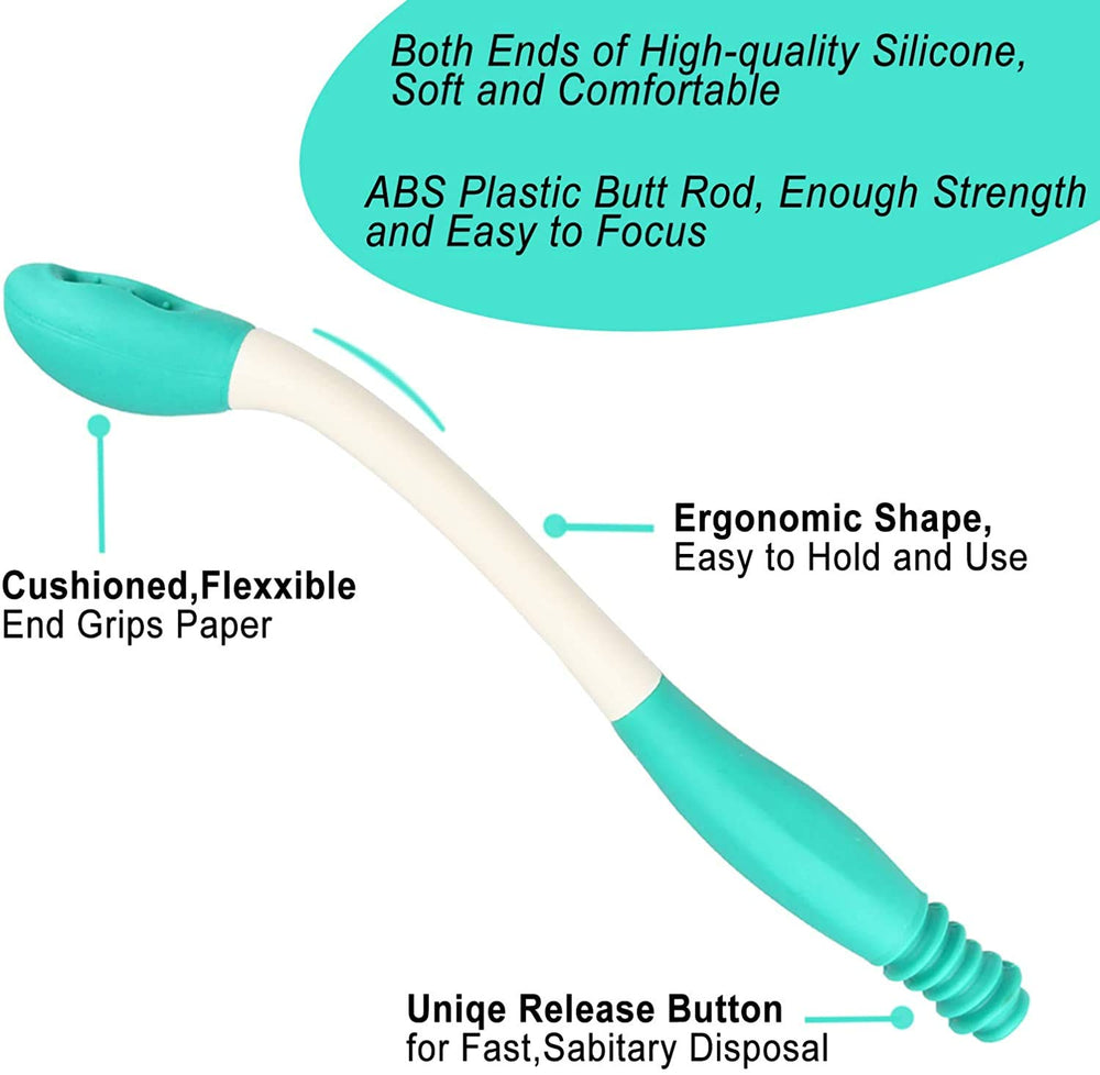 Toilet Aids Tools, Long Reach Comfort Wipe, Bottom Budd