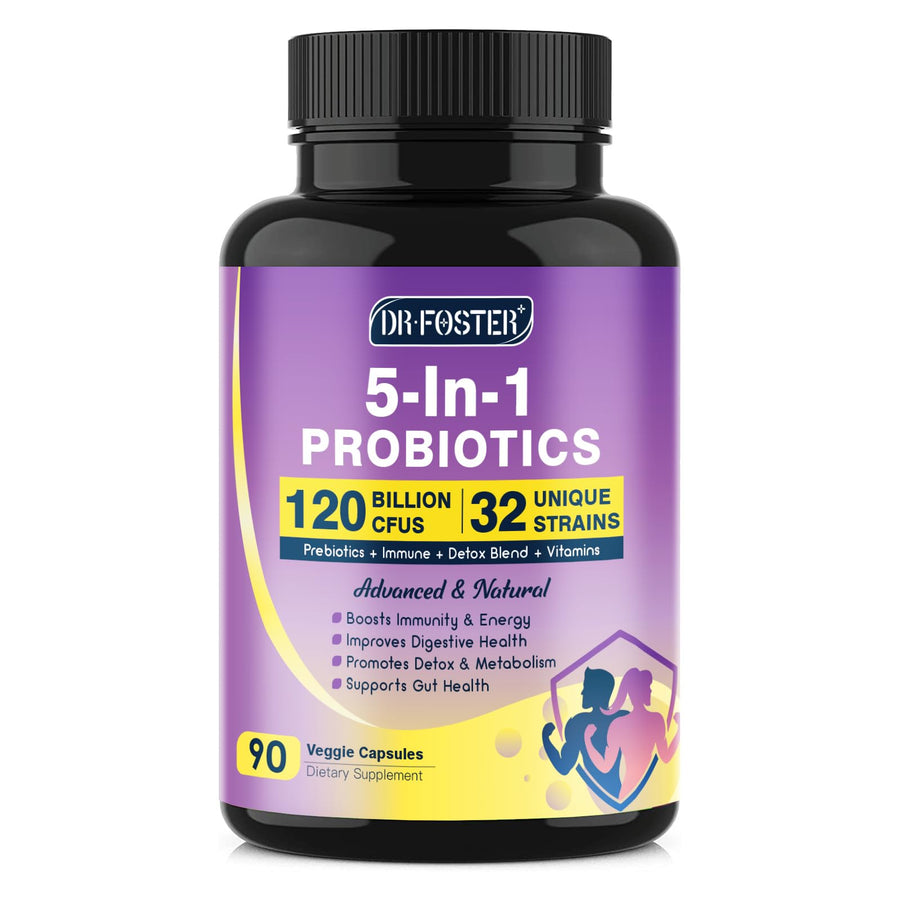 DRFOSTER Probiotics for Women & Men Digestive Healt