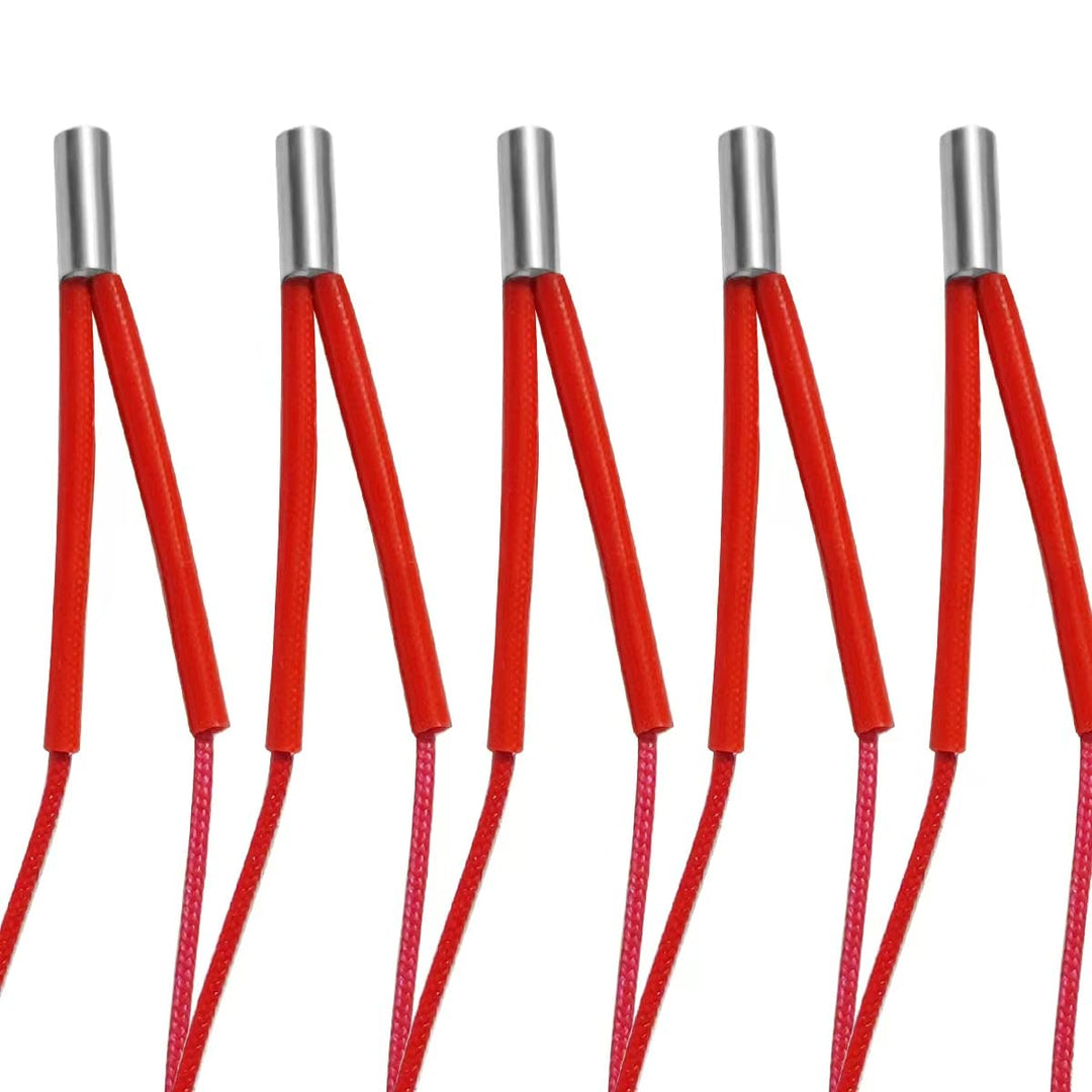 5 Pieces for 3D Printer 24V 40W Cartridge Heater 620 Ceramic Hot End for Models CR-10S Pro, Ender-3 Pro, Ender 3, Ender 3X, Prusa Mendel, Ender 3 V2, Anet E10... Creality Thermistors Temp Resistor