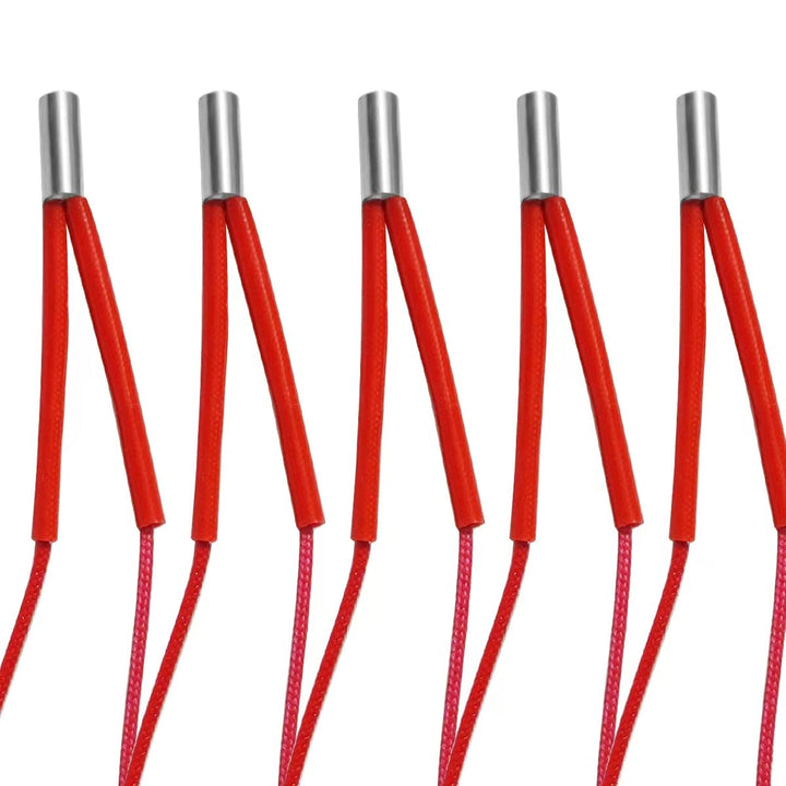 5 Pieces for 3D Printer 24V 40W Cartridge Heater 620 Ceramic Hot End for Models CR-10S Pro, Ender-3 Pro, Ender 3, Ender 3X, Prusa Mendel, Ender 3 V2, Anet E10... Creality Thermistors Temp Resistor