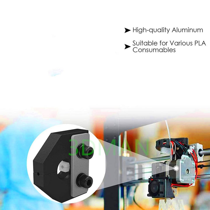 Filament Welder Connector, Broken Filament Connector Sensor for 1.75mm Filament 3D Printers, Silver