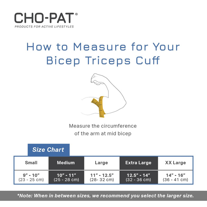 Cho-Pat Bicep Triceps Cuff - Size Large