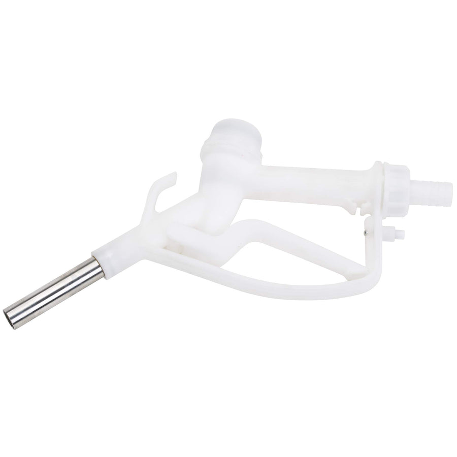 LX-1364 Nozzle for DEF, Ad Blue, Urea, Economy. Manual Polypropylene Nozzle for use with All Fuels, Including DEF/UREA/AdBlue. Outlet Tube Size: ¾”