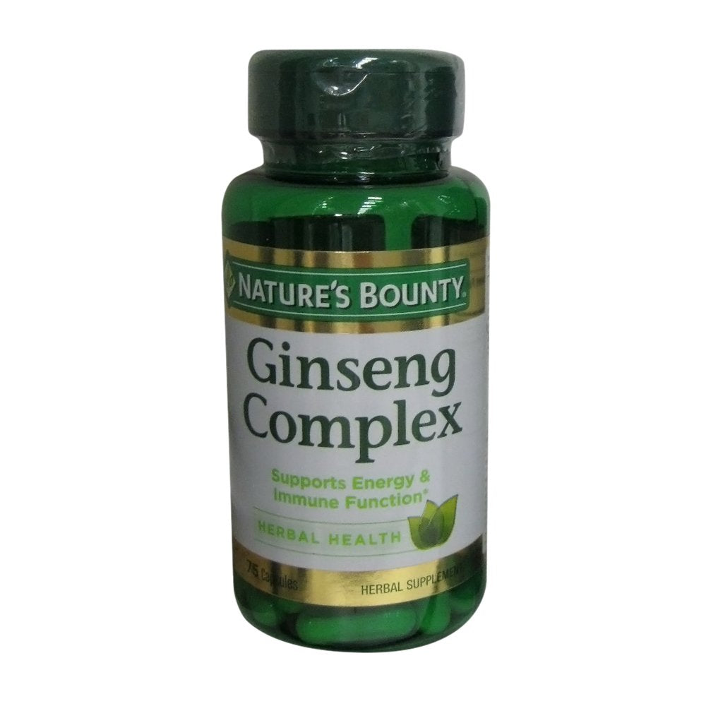Nature&#39;s Bounty Ginseng Complex Herbal Health C
