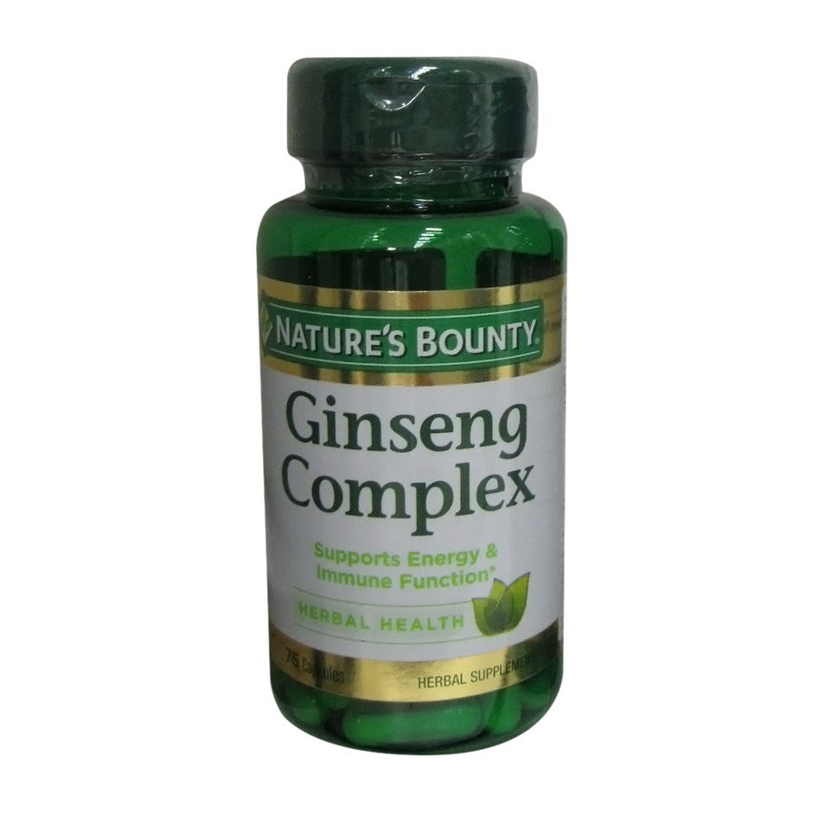 Nature's Bounty Ginseng Complex Herbal Health Capsu