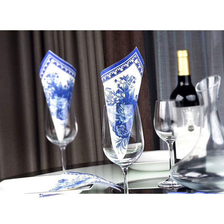 Meiosuns Napkins Floral Paper Napkins Tea Cups Paper Co