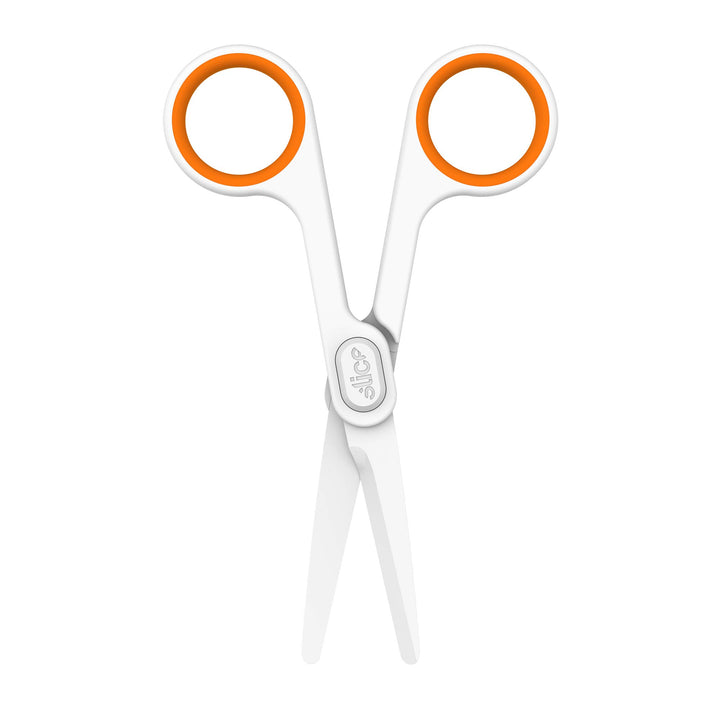 10544 Ceramic Scissors, Never Rusts, Finger Friendly, Food Grade, BPA,1 Pack, Rounded Tip