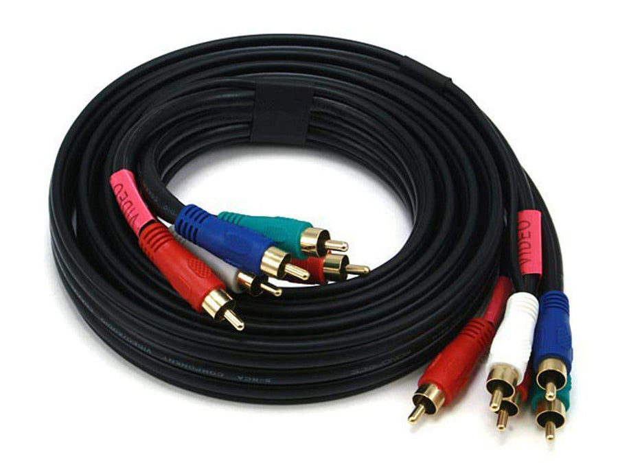 22AWG 5-RCA Component Video/Audio Coaxial Cable