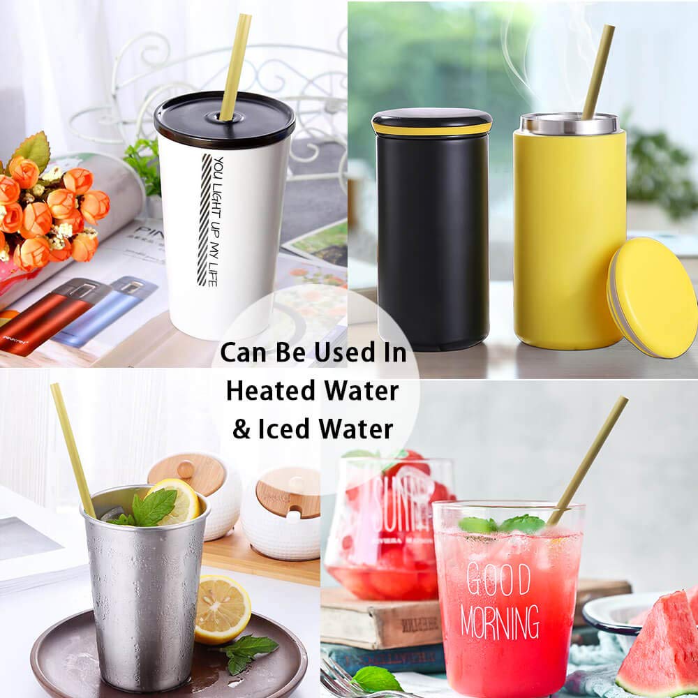 DR.Perfect Reusable Straws Biodegradable BPA Free Non T