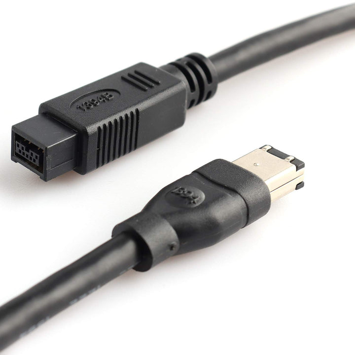 FireWire 800 to 400 9 to 6 pin Cable (9pin 6pin) 6FT, IEEE 1394 Firewire 800 9-pin/6-pin Cable 6 Feet(9 pin to 6 pin)