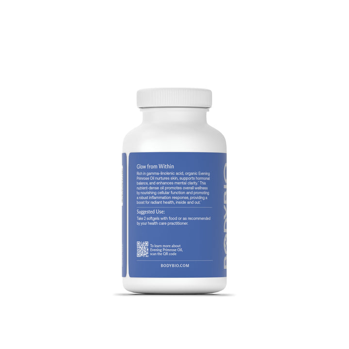 Evening Primrose Oil - Natural Gamma Linolenic Acid for Healthy Skin &amp; Hormone Balance - Non-GMO, Cold Pressed, 180 softgels