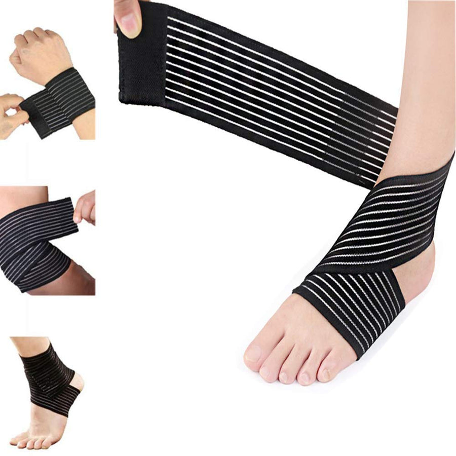 Elastic Knee Brace Compression Bandage Wrap Support for