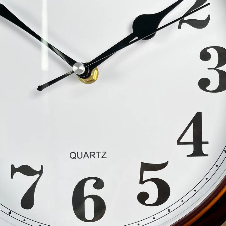 Desk Clocks for Table Decor,Retro Mantel Clock Battery Operated for Fireplace Mantel, Living Room,Bedroom,Office,Desktop Decoration (Frosted Style)