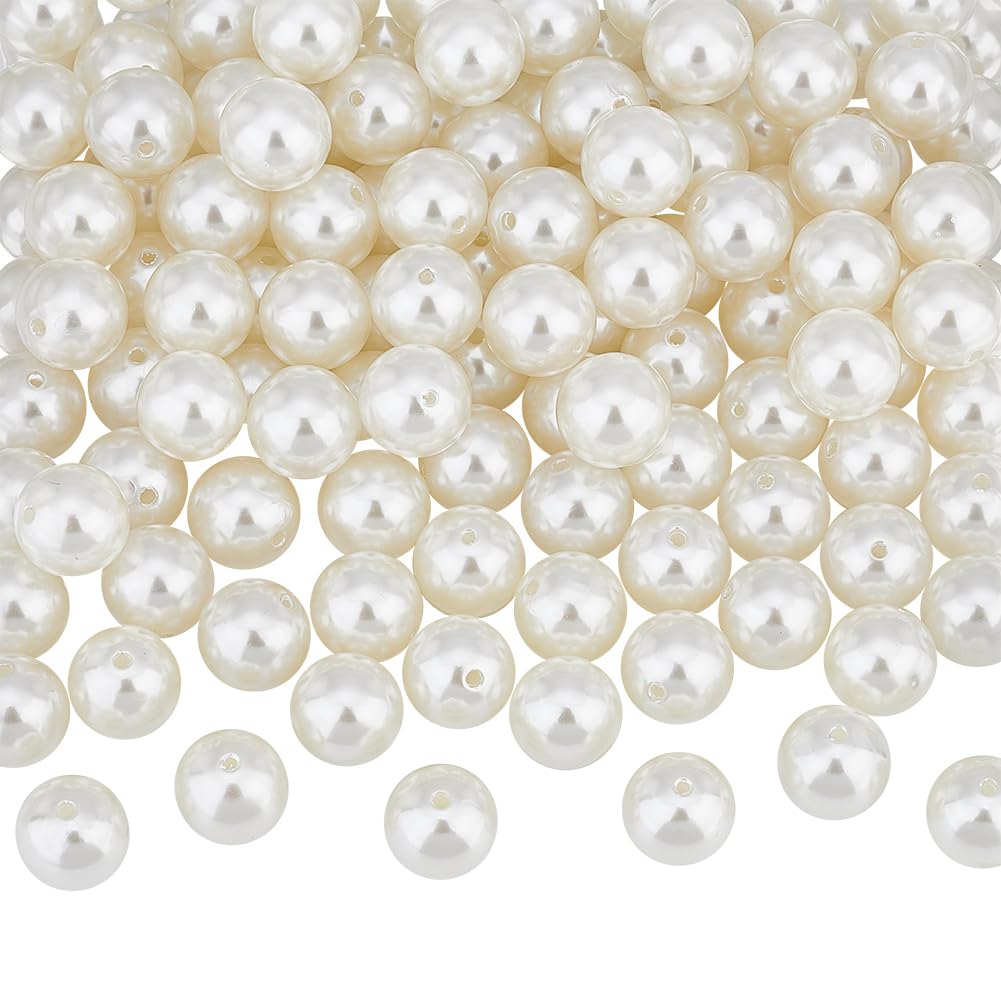 arricraft About 120 Pcs 20mm Large Pearl Beads, Acrylic