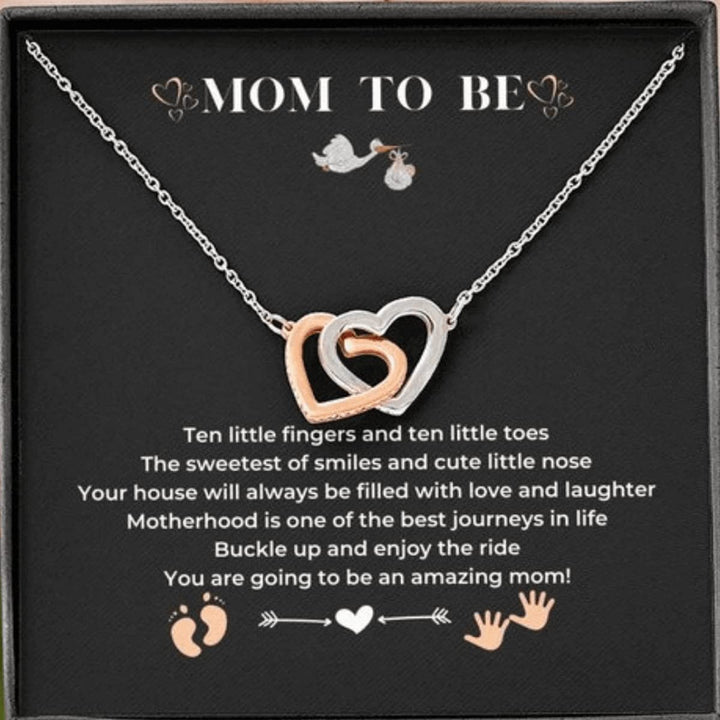 Mom to Be Gift - Sterling Silver Necklace Pregnancy Gifts for First Time Moms New Mom Gifts for Women Pregnant Mom Gifts First Time Mom Expecting Mom Baby Shower Gifts Ideas