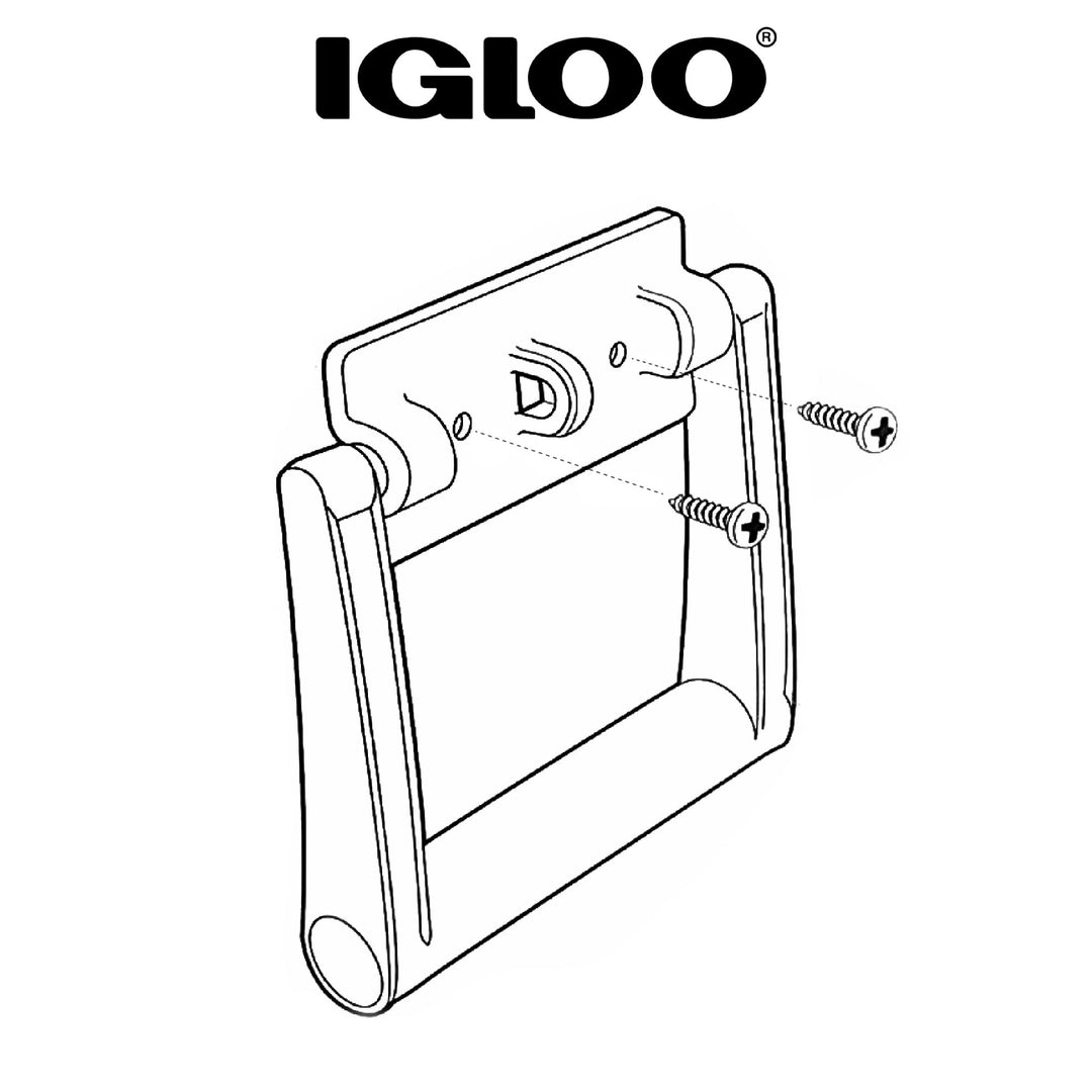 Igloo 21023 25-72-Quart Cooler Handle (White, 1 Handle)