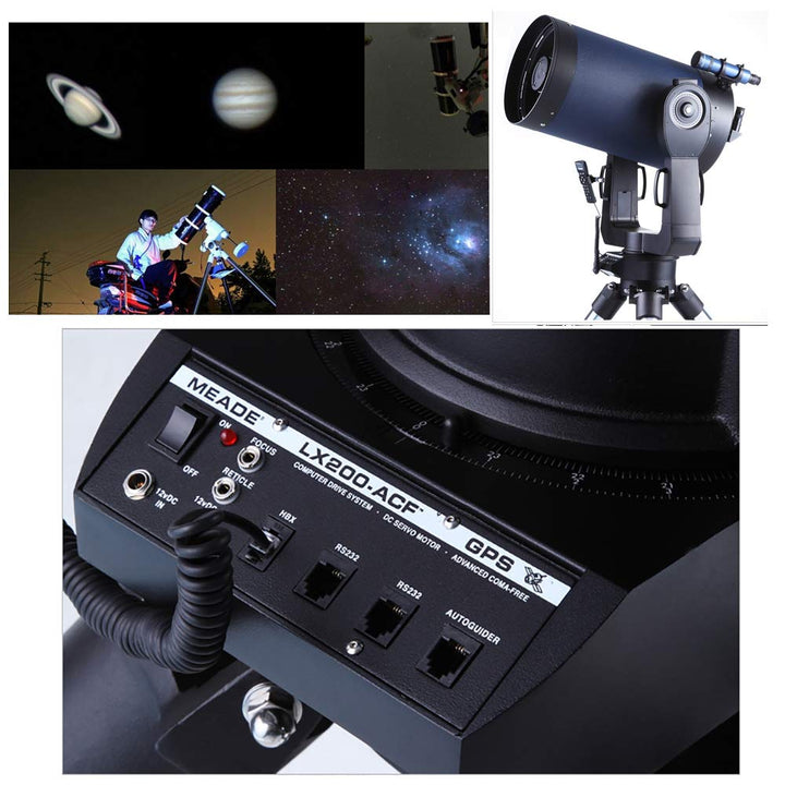 Meade LX200 GPS AUTOSTAR II Telescope Control Cable CP2102 Chip PC RS232 Serial RJ12 6P6C Upgrade Console Cable (Length:10feet/300cm)