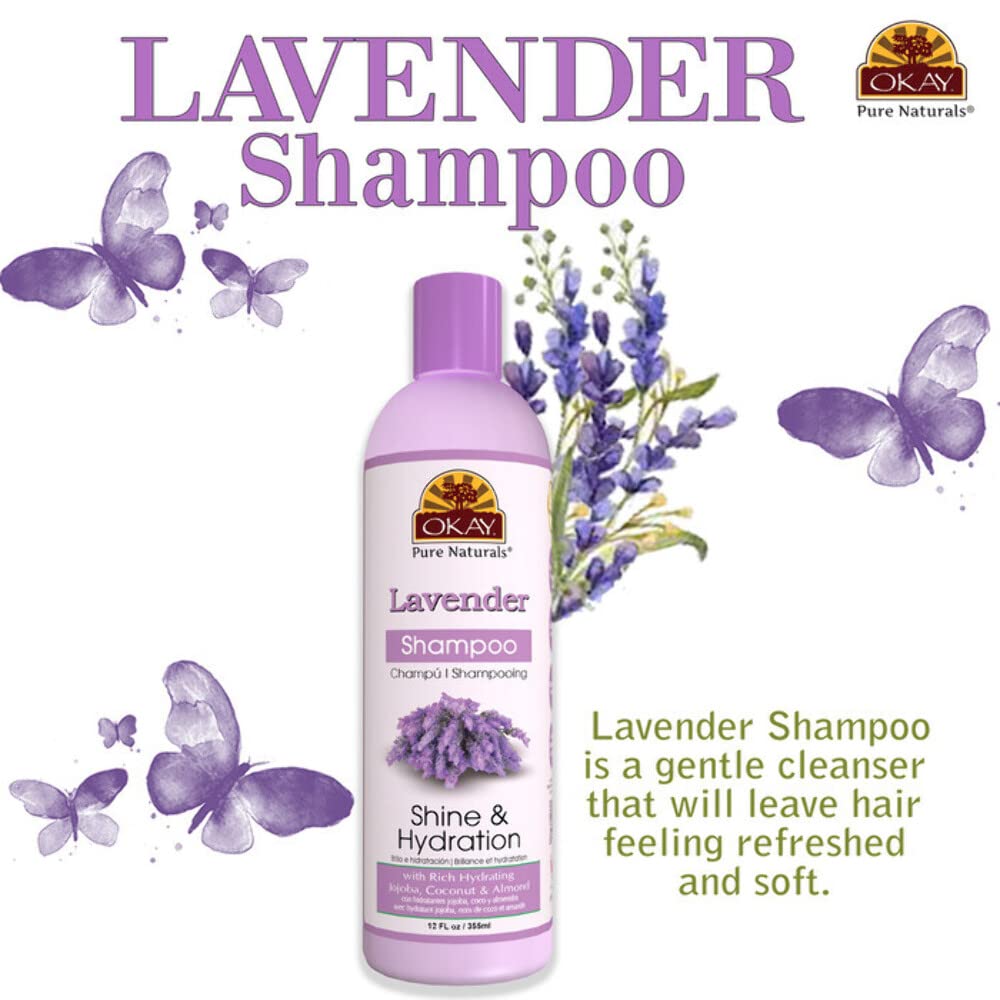 Shampoo, Lavender, 12 Fl Oz
