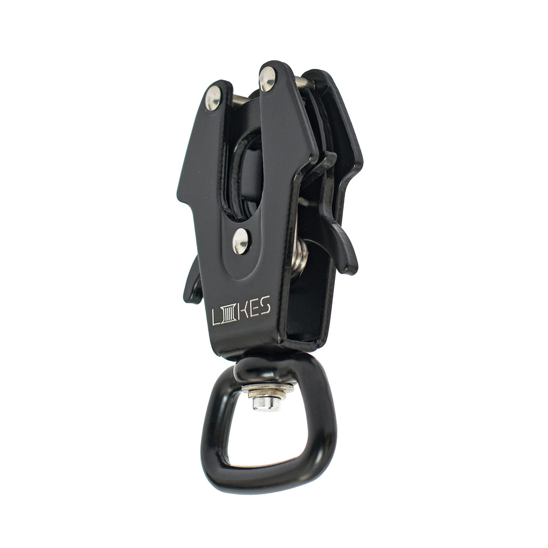 Small Frog Clip,Heavy-Duty Quick Release and Locking Dog Leash Buckle for Linking Pet Collar (Square)