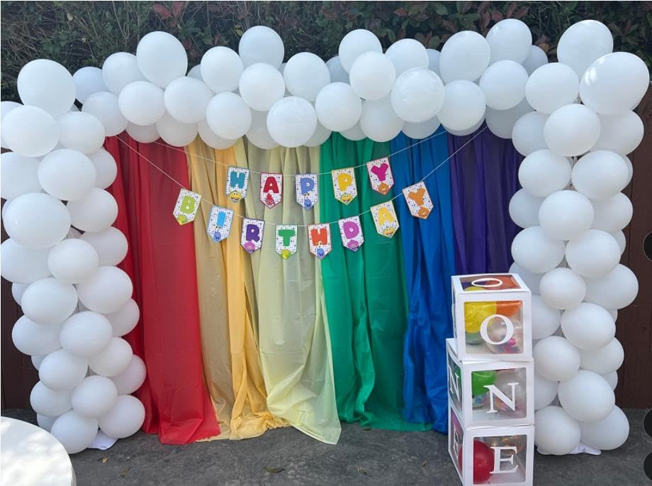 10-inch white latex balloons 100 / bag
