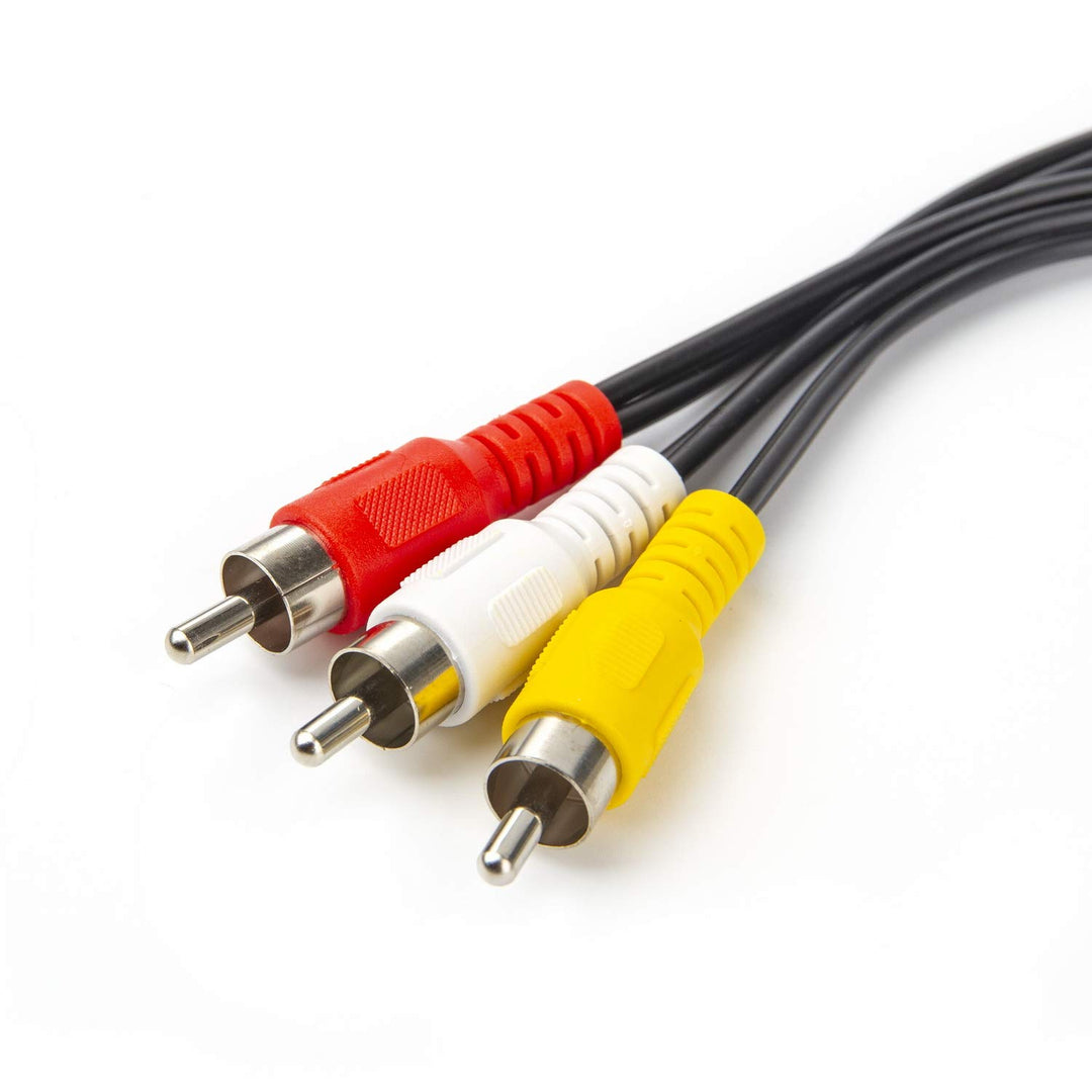 Xenocam 3 RCA Male Jack to 6 RCA Female Plug Splitter A