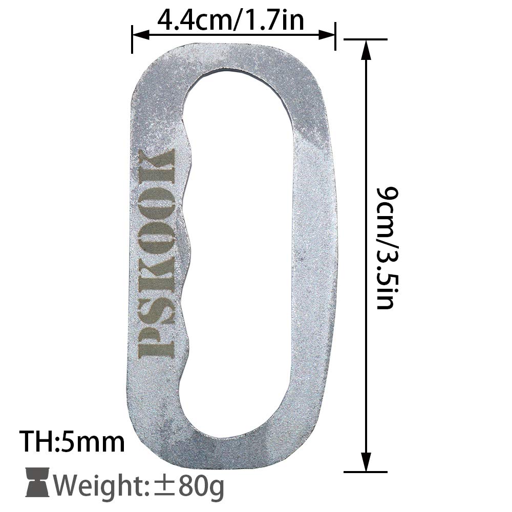 PSKOOK High Carbon Steel Fire Steel Striker Survival To