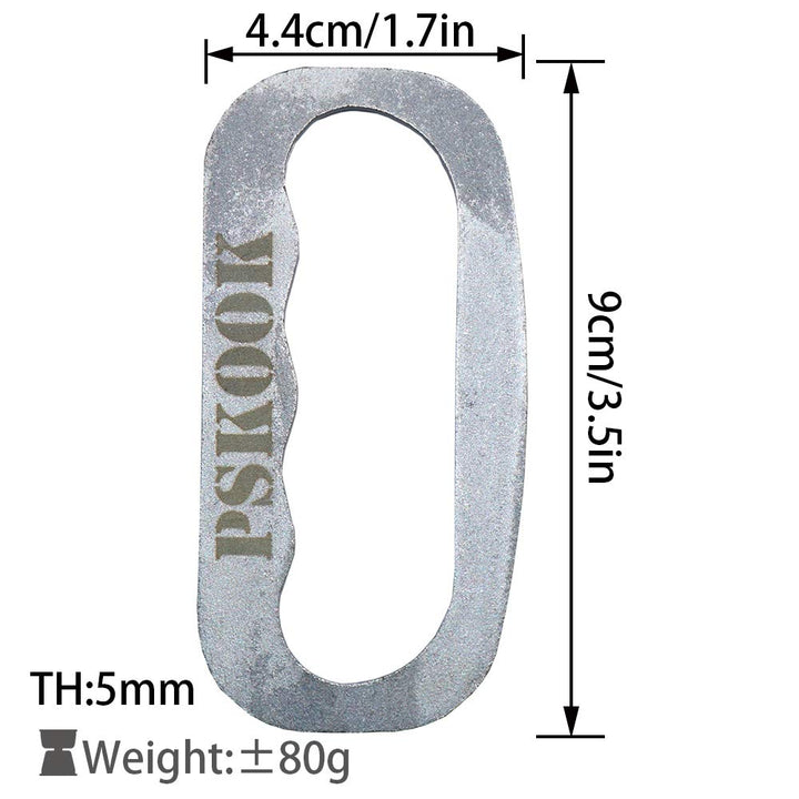 PSKOOK High Carbon Steel Fire Steel Striker Survival To