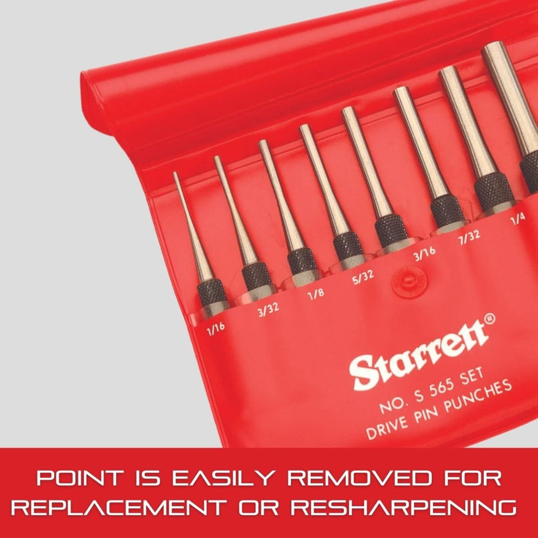 Hinge Locating Automatic Center Punch with Adjustable Stroke - 125mm Length, 16mm Diameter Tapered Point - 819