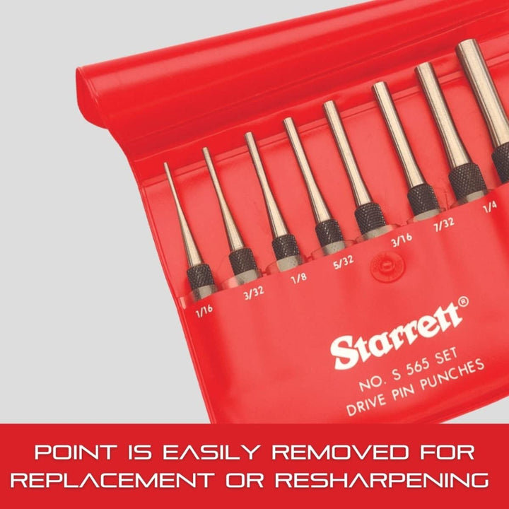 Hinge Locating Automatic Center Punch with Adjustable Stroke - 125mm Length, 16mm Diameter Tapered Point - 819