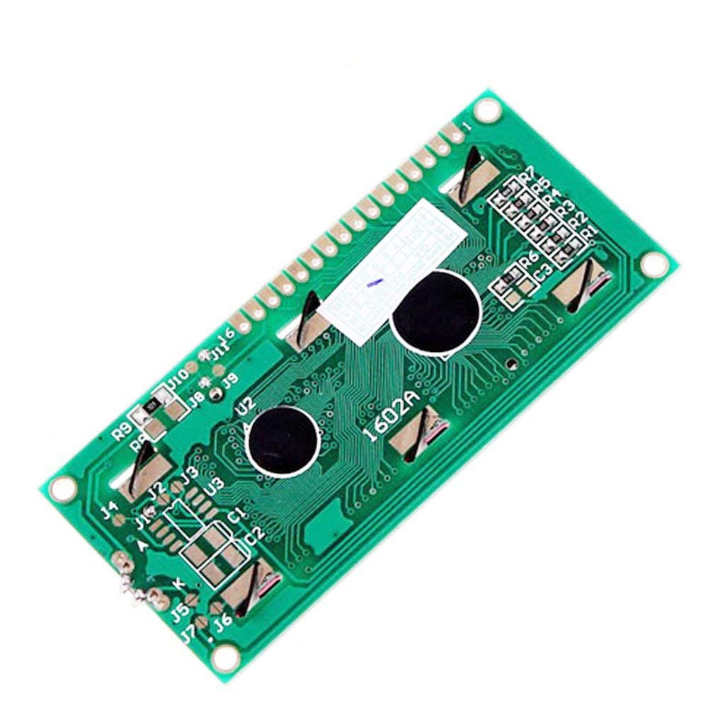 HiLetgo 2pcs HD44780 1602 LCD Display Module DC 5V 16x2 Character LCM Blue Blacklight New