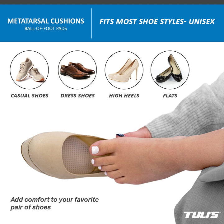 Tuli&#39;s Gel Metatarsal Cushions (One Size Fits A