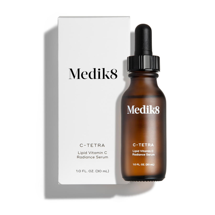C-Tetra - Brightening, Balancing, Plumping Daily Vitamin C Serum - Firming Treatment for Radiance and Smooth Skin Texture - Fine Line and Wrinkle Reducing Formula with Squalane - 1.0 oz