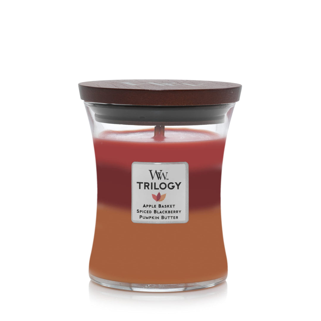 Medium Hourglass Candle, Exotic Spices - Premium Soy Blend Wax, Pluswick Innovation Wood Wick, Made in USA