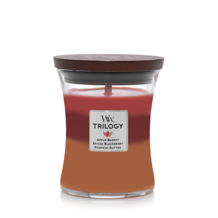 Medium Hourglass Candle, Exotic Spices - Premium Soy Blend Wax, Pluswick Innovation Wood Wick, Made in USA