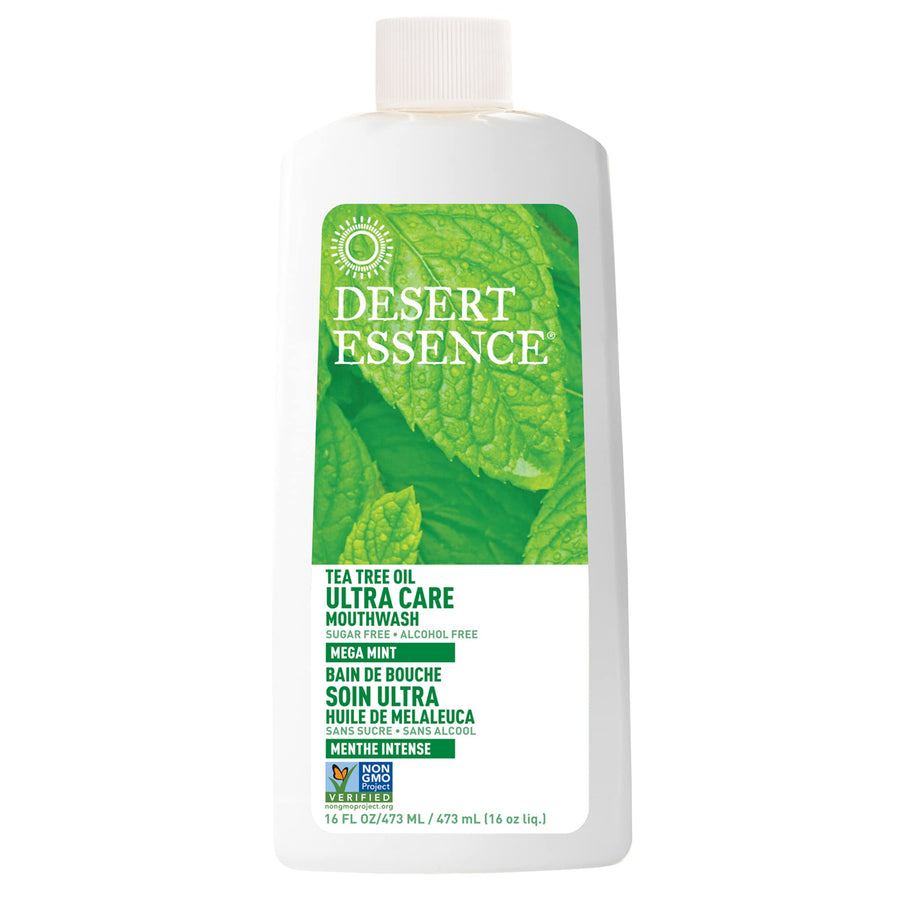 Desert Essence Ultra Care Mouthwash, Mega Mint, 16 Ounc