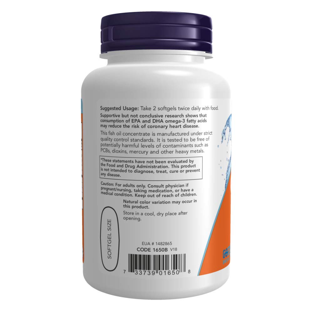Now Foods Omega 3, Pack of 100 softgel