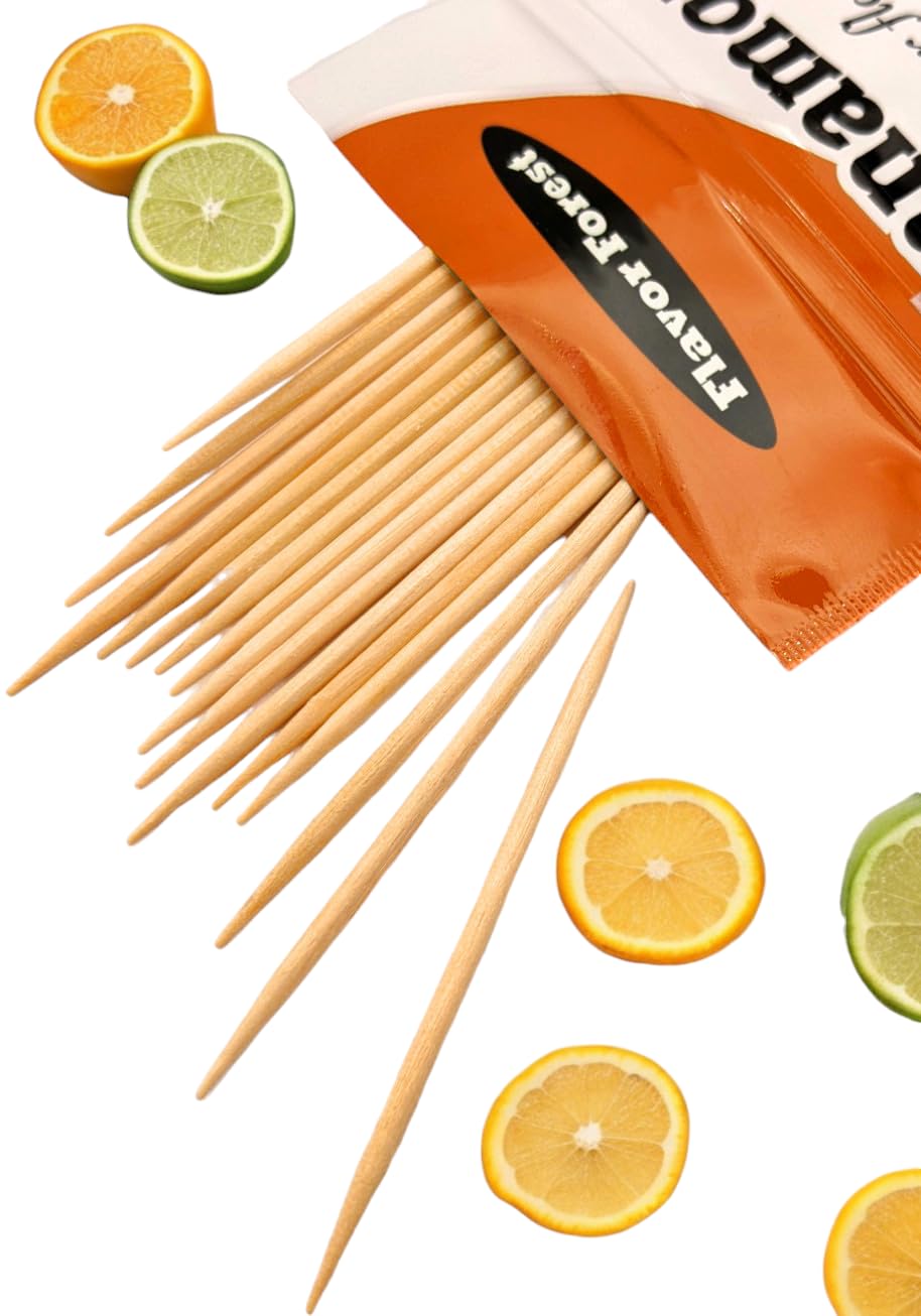 Spicy Citrus Flavored Cinnamon Toothpicks - 100ct
