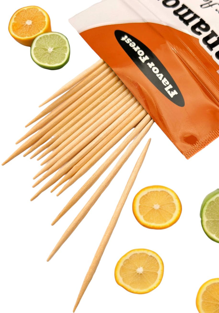 Spicy Citrus Flavored Cinnamon Toothpicks - 100ct