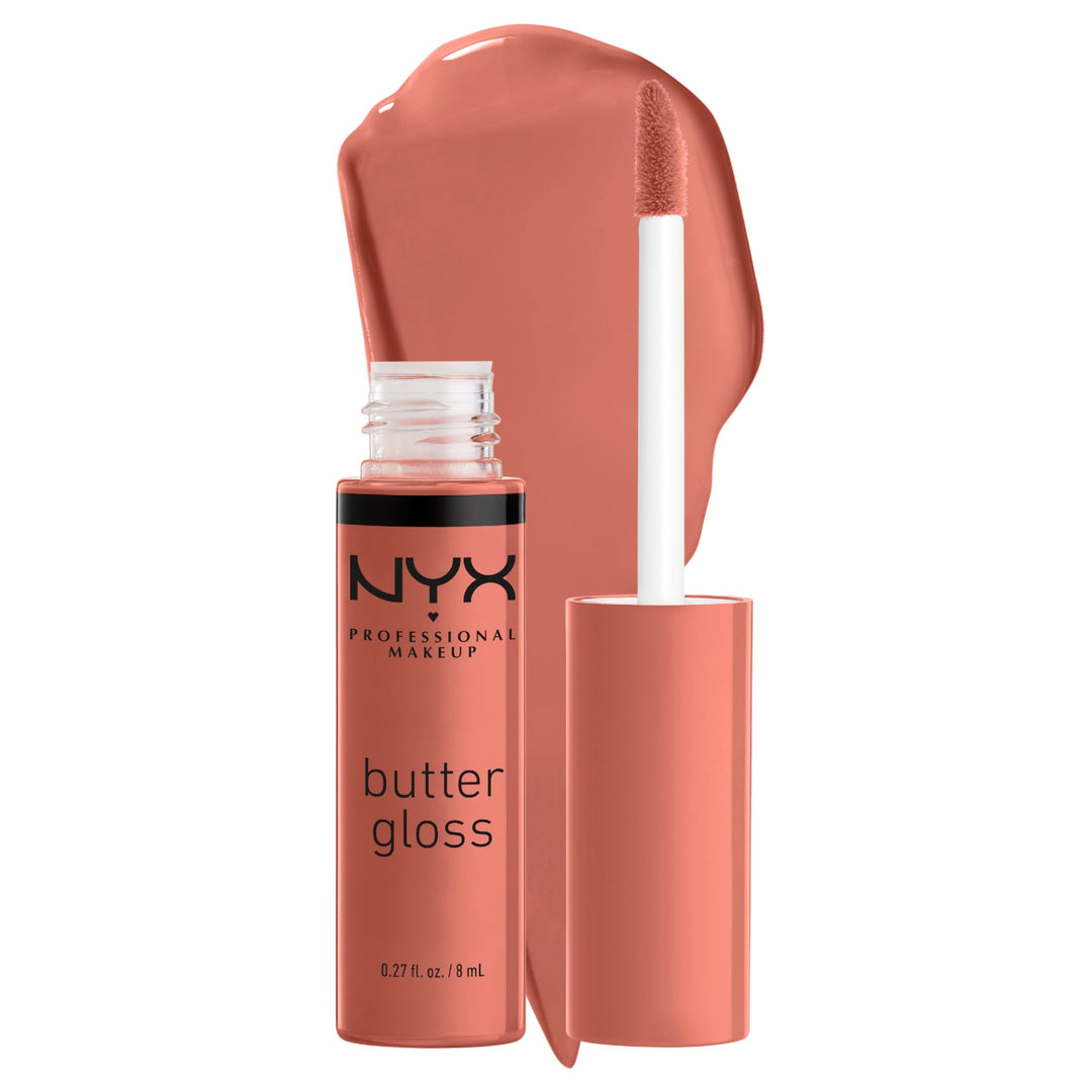 PROFESSIONAL MAKEUP Butter Gloss, Non-Sticky Lip Gloss - Bit Of Honey (Peach Nude)